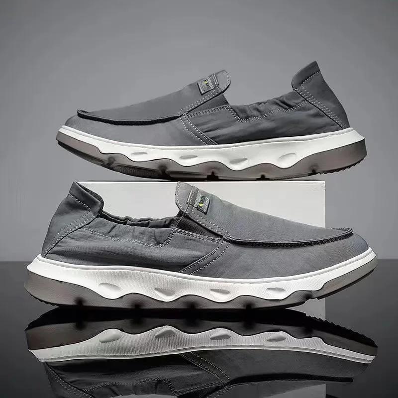 Мужская обувь, новые летние дышащие удобные кроссовки для ходьбы на открытом воздухе, классические туфли на платформе для мужчин, рабочая обувь