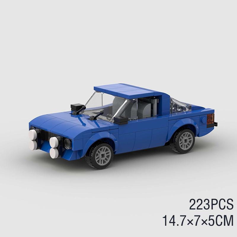 MOC City Speed ​​Sport Racing Car Model Building Blocks Convertible Super Race Bricks Rally Vehicle Toy Technical Christmas Gift