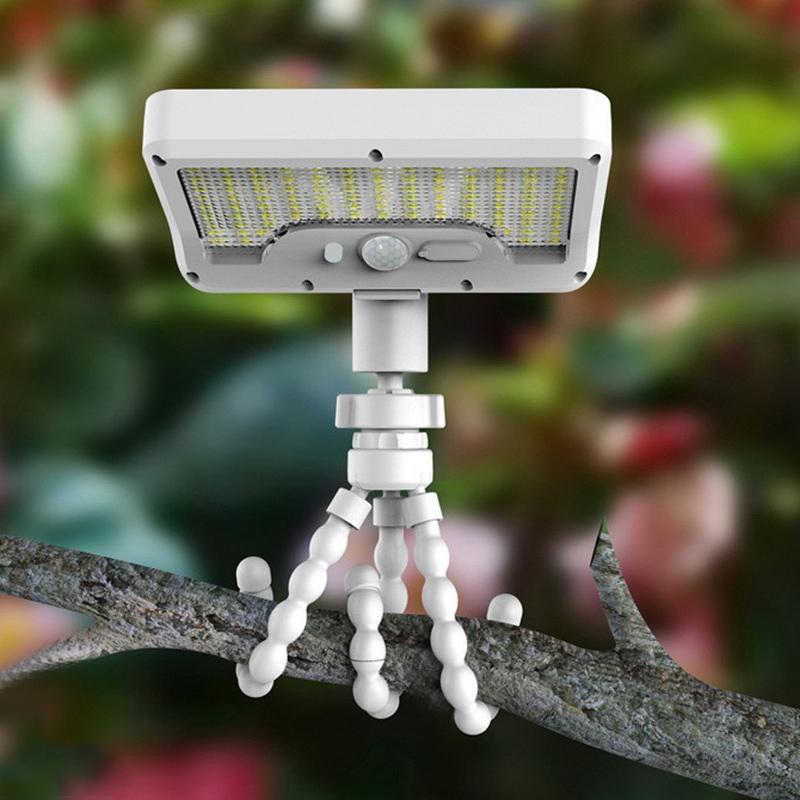 Household Split Lighting Solar Motion Sensor Light 360° Rotatable Lamp Octopus Bracket Usb Charge Lighting For Outdoor Camp