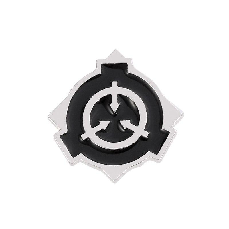 Металлический значок Фонда SCP, двумерная изысканная униформа, брошь в стиле аниме Two Sick Alliance, периферийная булавка