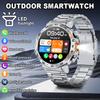 Умные часы для мужчин 360*360 AMOLED HD Экран Водонепроницаемые Спортивные Фитнес Часы Фонарик Новые Мужские Умные Часы Для Andrio IOS