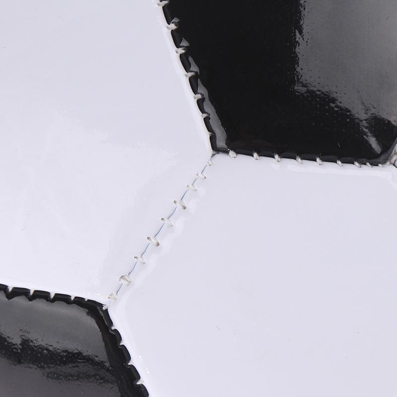 1 шт. детский футбольный мяч из ПВХ, размер 2, классические черно-белые тренировочные мячи