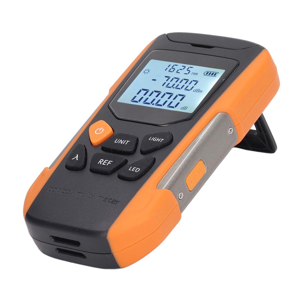 30KM Fiber Optic Cable Power Tester Portable FC SC ST Universal Interface Optical Fiber Power Meter 3‑5V