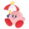 Sanei Boeki Kirby of the Stars KP23 Зонтик Кирби Мягкая игрушка Высота 11 см
