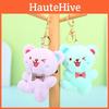 Soft Fleece Charming Bear Plush Keychain Adorable Animal Bag Charm Pendant