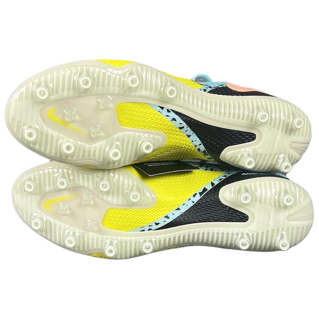 Nike Кроссовки мужские Phantom GT2 Elite AG Pro Lucent Pack Blue Glacier-Ice Yellow-Strike DC0748-408