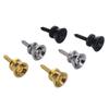 Strap Pins Guitar Neck Strap Holder Guitar Strap Locks Strap Locks Steel for Electric of Gold/Silver/Black Guitar/Acoustic Guitar/Classical