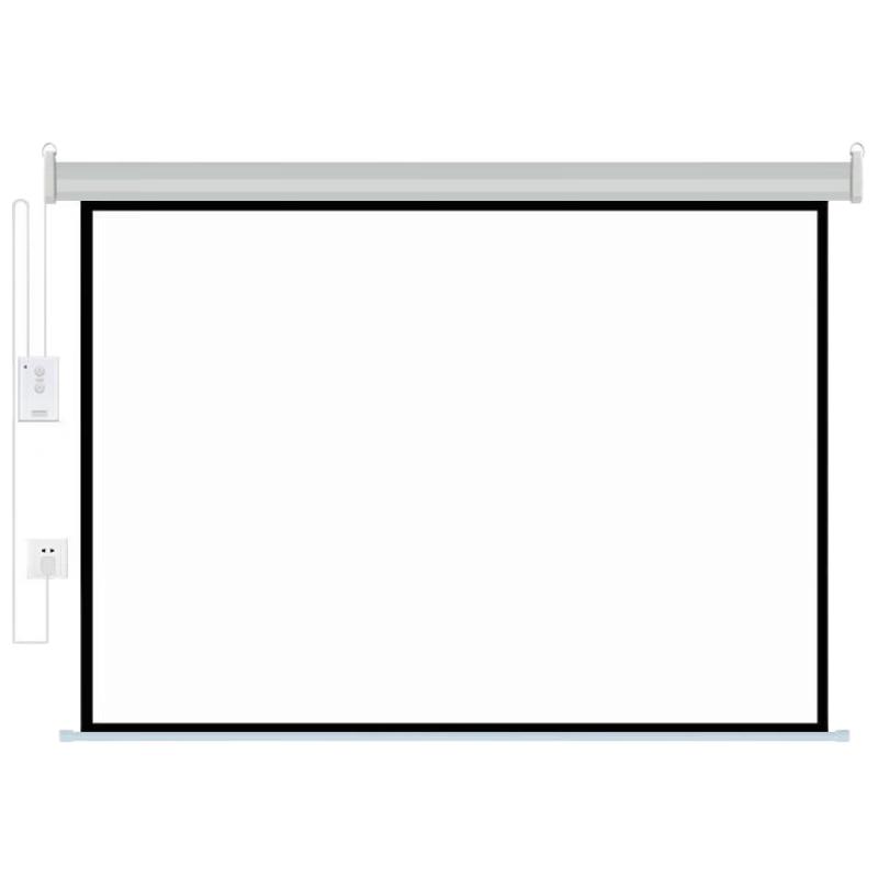 GANYI 100-inch 4:3 Electric Projector Screen
