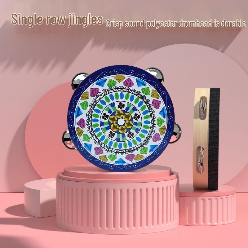 6-дюймовый тамбурин в дуньхуанском стиле: Древний Перформанс Ручной Барабан и Инструмент Орфа