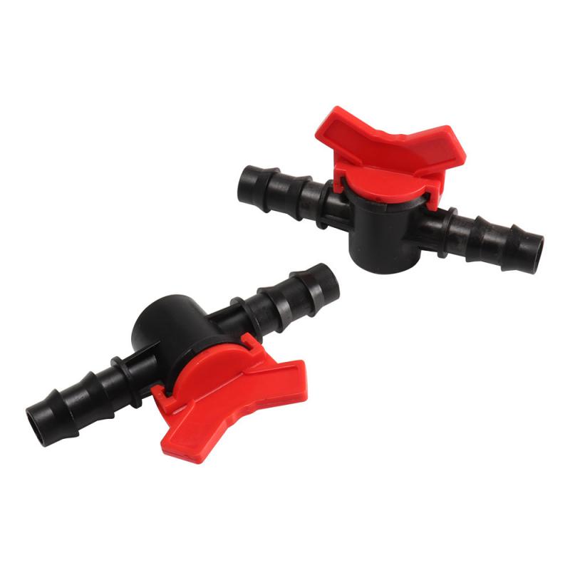 Садовый кран, шланговый соединитель ПЭ, мини-клапан с резьбой 1/2 3/4" для водопроводной трубы 1/4" 3/8" 16/20/25 мм, клапан для полива, кран-водоотводчик