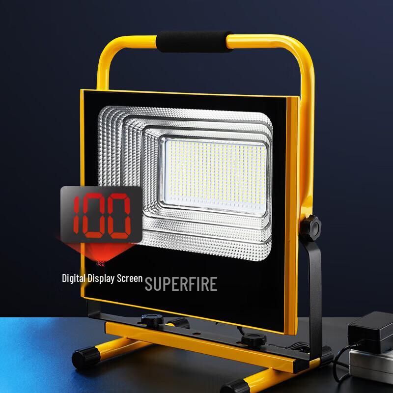 SUPERFIRE Аккумуляторный светодиодный уличный прожектор