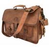 Vintage Briefcase Satchel Soft Leather Laptop Messenger Bag Shoulder Men New
