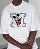 Mickey Mouse "M" Letter T-Shirt,Soft Breathable & Fade Resistant, Classic Fit for Daily Casual Wear
