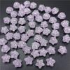 20Pcs Flower Crystal Pentagram Loose Beads DIY Findings Handcrafted Beading Neclace Bracelet Star Beads for Jewelry Making Crafted