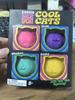 Needoh Teenie Cool Cats 3 шт. Очаровательные мини-кошки Антистресс Мягкие Сжимаемые Сенсорные Игрушки для Снятия Стресса