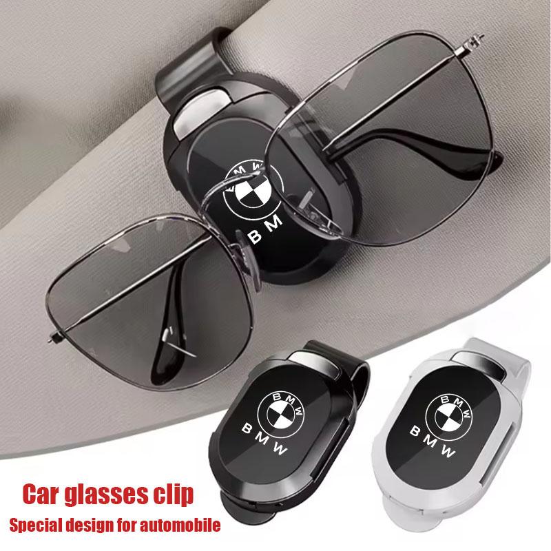 Car Sunglass Holder For Car Visor Visor Sunglasses Holder Clip For BMW M x5 e70 e91 f11 f30 f31 f10 x3 f25 e30 e46 Accessories CE6