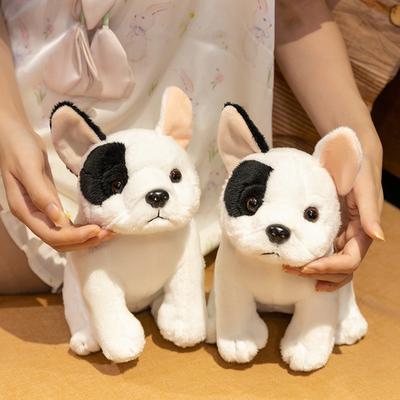 Оптовая продажа Реалистичная плюшевая игрушка Английский бульдог Британское мягкое животное Овчарка Терьер Симуляция Кукла для детей
