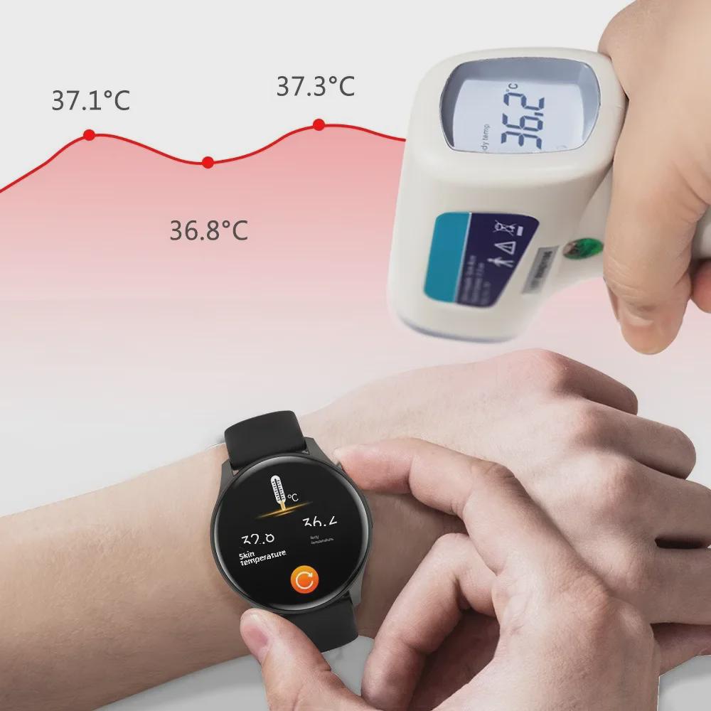 Temu Смарт-часы ZW60: Пульсометр, монитор здоровья, Bluetooth-вызов, круглый экран, женский фитнес-браслет