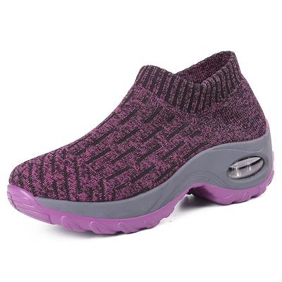 Дизайнерская женская повседневная обувь Дышащая нескользящая вулканизированная обувь спортивная толстая подошва увеличивает ходьбу обувь больших размеров для женщин