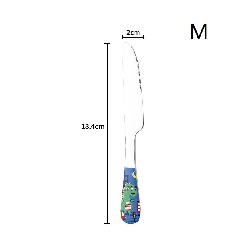 1/4 шт. Набор столовых приборов из нержавеющей стали, мультяшные животные, милая вилка, детская ложка, вилка, столовая посуда, детская посуда, подарок