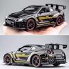 1:Масштаб 1:32 Спортивный автомобиль Nissan GTR R35 из сплава Литая модель Со звуком и светом Настольная коллекция Декоративный подарок Для мальчиков Дисплейный орнамент