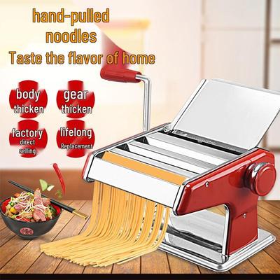 Многофункциональная машина для приготовления лапши и пасты из нержавеющей стали с ручной скалкой