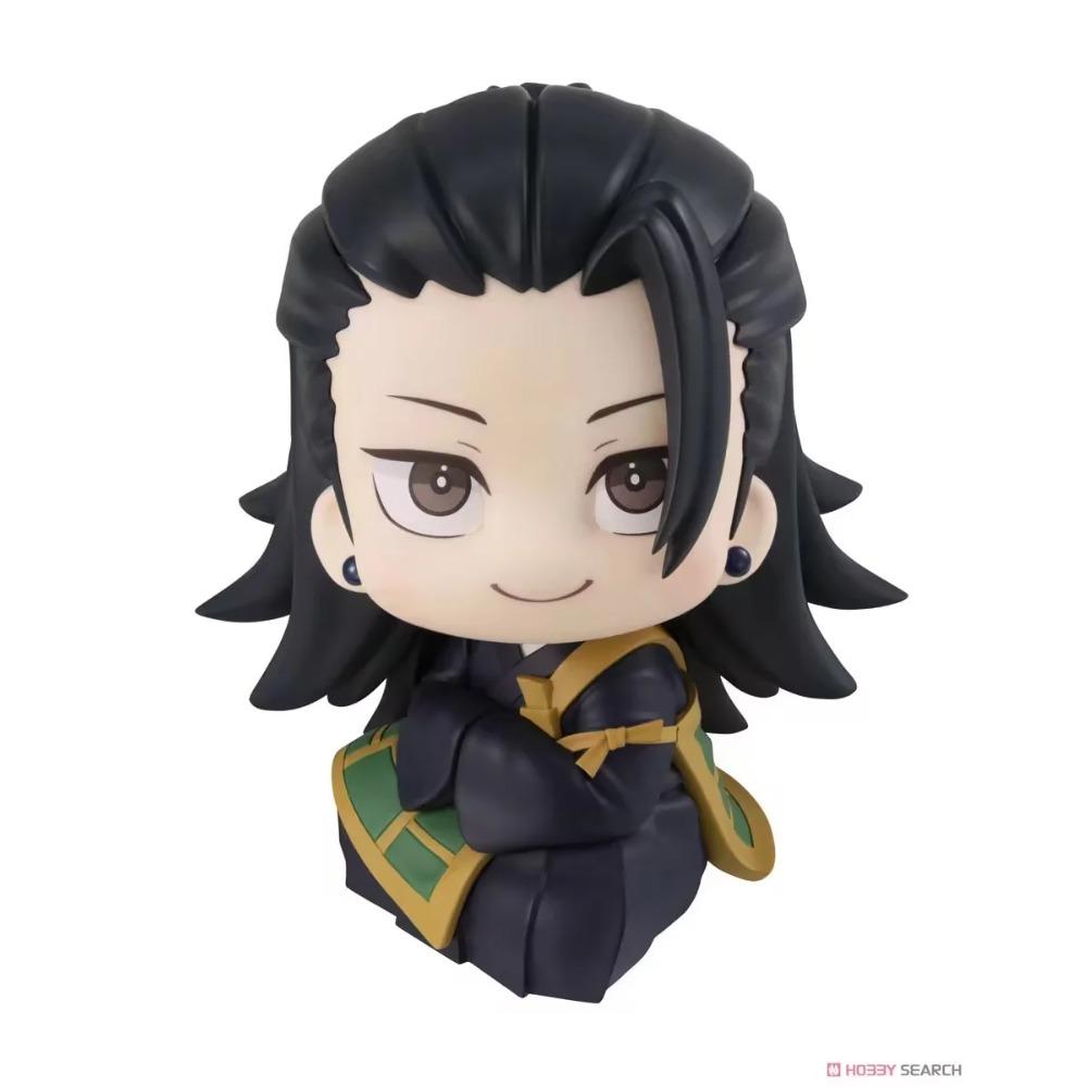 10 СМ Аниме Магическая битва Гэто Сугуру Старшая школа Сатору Годзё Смотрит вверх Сидит Милый Q-версия Модель Игрушка Подарок Фигурка