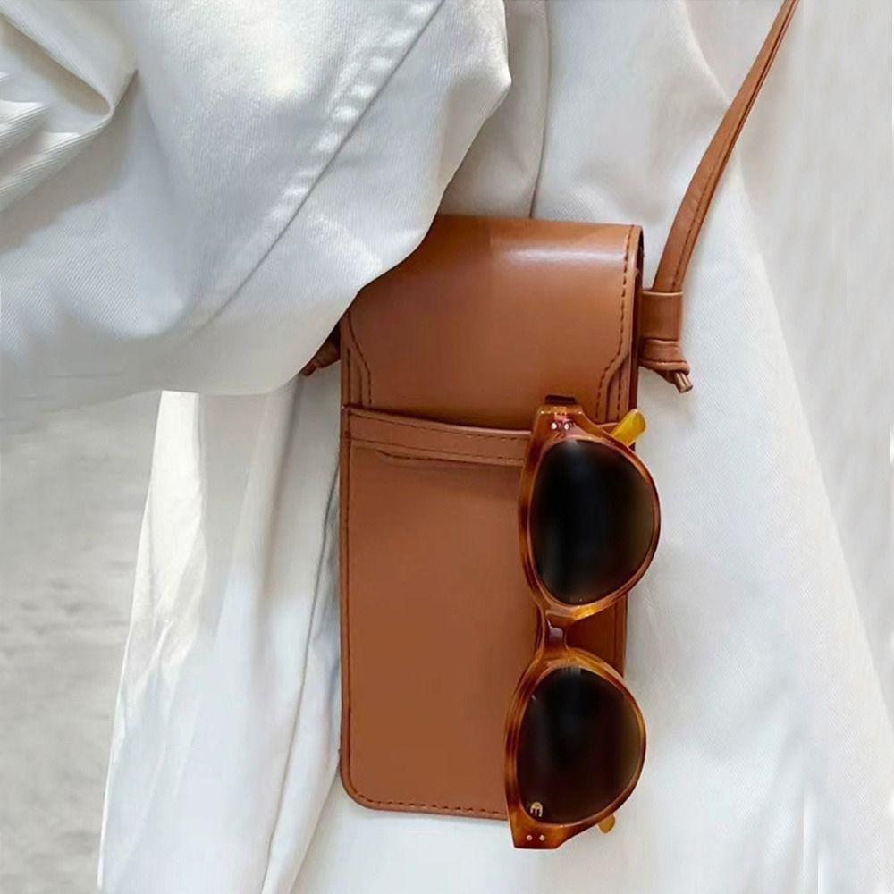 Подвесная на плечо сумка для хранения очков в корейском стиле, чехол-протектор для очков, для путешествий