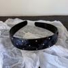 Leopard Print Acrylic Rhinestone Headbands Colorful Hair Accessories Luxury Wide Hair Hoops  Daily