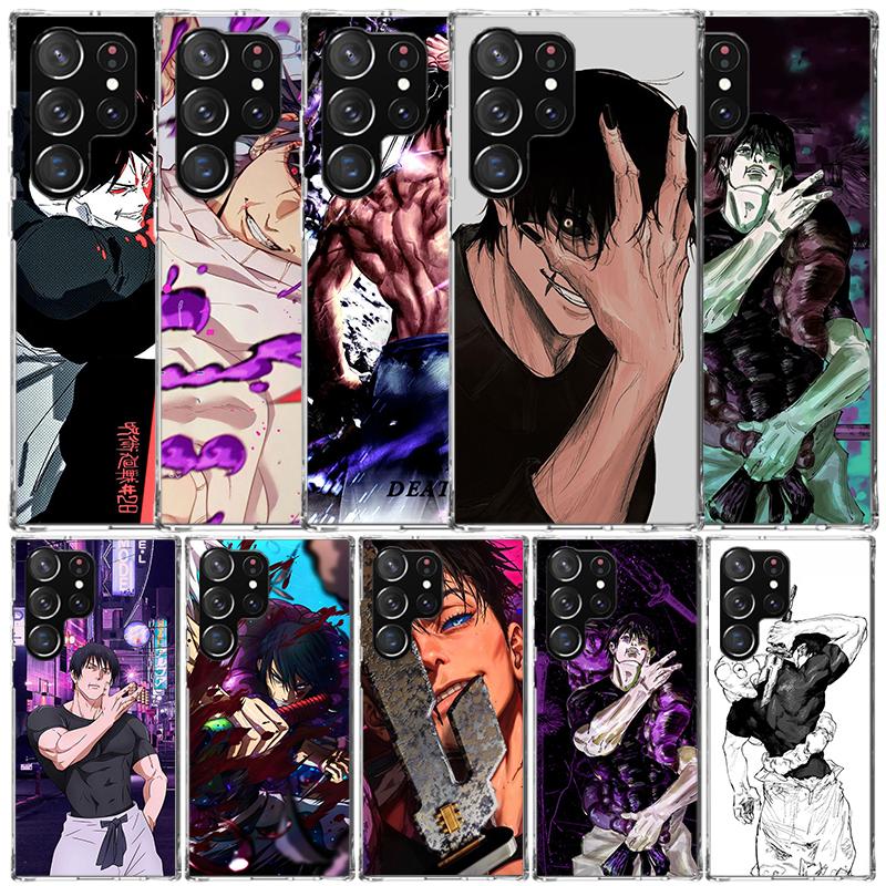 Kaisen J-Jujutsu Фушигуро Тодзи Чехол для телефона для Samsung Galaxy S24 S25 Edge S26 Ultra S22 S23 Plus S21 + S20 FE Мягкий ТПУ Задняя крышка