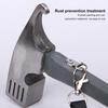 Camping Hammer with Stake Puller Ergonomic Handle Rustproof Corrosion Resistant Outdoor Tent Hammer