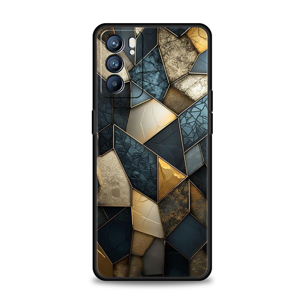 Складной чехол с текстурой для Oppo A17 A31 A54 A57 A78 A79 A98 Find X5 X6 Reno 6 7 8 10 11 12 13 F Pro 5G Мягкий ТПУ чехол Fundas