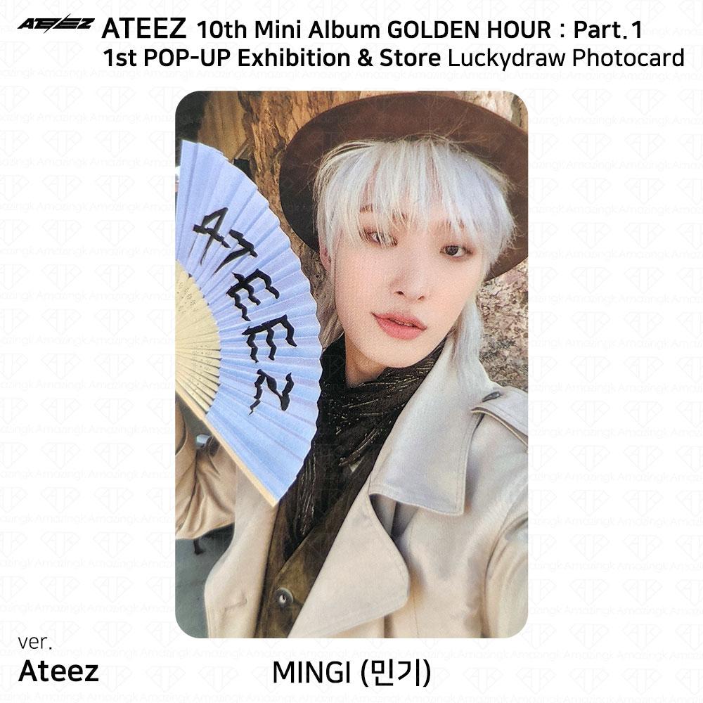 ATEEZ Золотой час Часть 1 Soundwave POP-UP Lucky Draw Фотокарточка