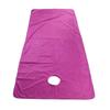 Beauty Salon Table Cover Sheet Machine Wash Comfortable Spa Massage Bed Coverlet 80x200cm Face Hole