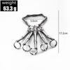 for Men Women Elasticity Party Adjustable Halloween Bangle Skull Skeleton with Ring Hand Bracelet