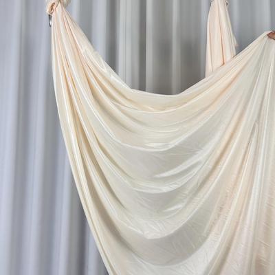 Антигравитационный гамак для воздушной йоги 2,8x5 м с эластичной тканью и подвесными стропами