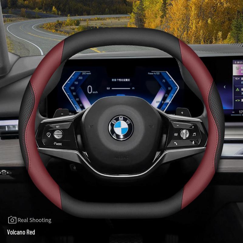 Steering Wheel Cover for BMW 2024 3, 4, 5, 7 Series, 2025 3 Series 325Li/330, X3