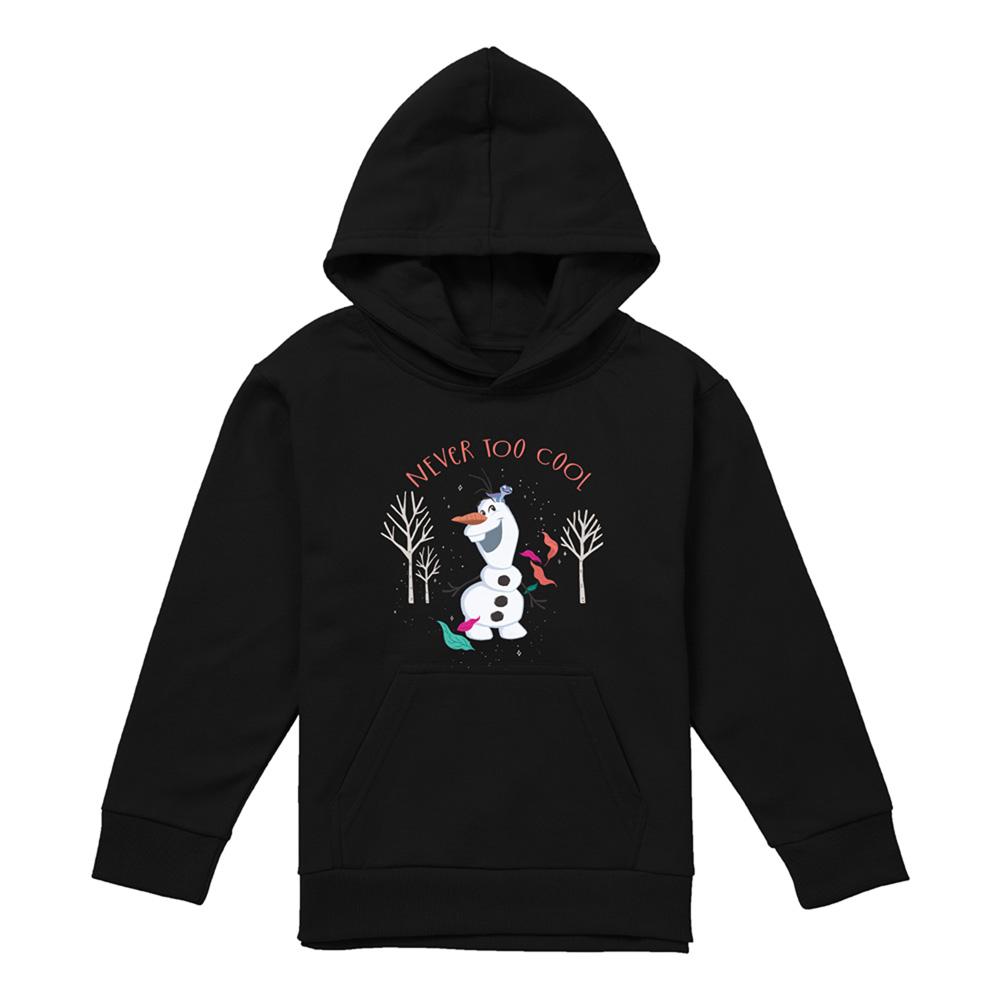 Frozen Childrens/Kids Never Too Cool Olaf Pullover Hoodie