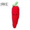 Cute Dog Toys Plush Vegetable Toy Squeaky Broccoli Eggplant Chew Stuffed Scallion Chili Pepper for Puppy Teething Interactive Play Shaped