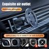 Car Magnetic Phone Holder Magsafe Ring Case Dashboard Air Outlet Mount 360 Degree Rotation for IPhone Samsung Auto Accessiores