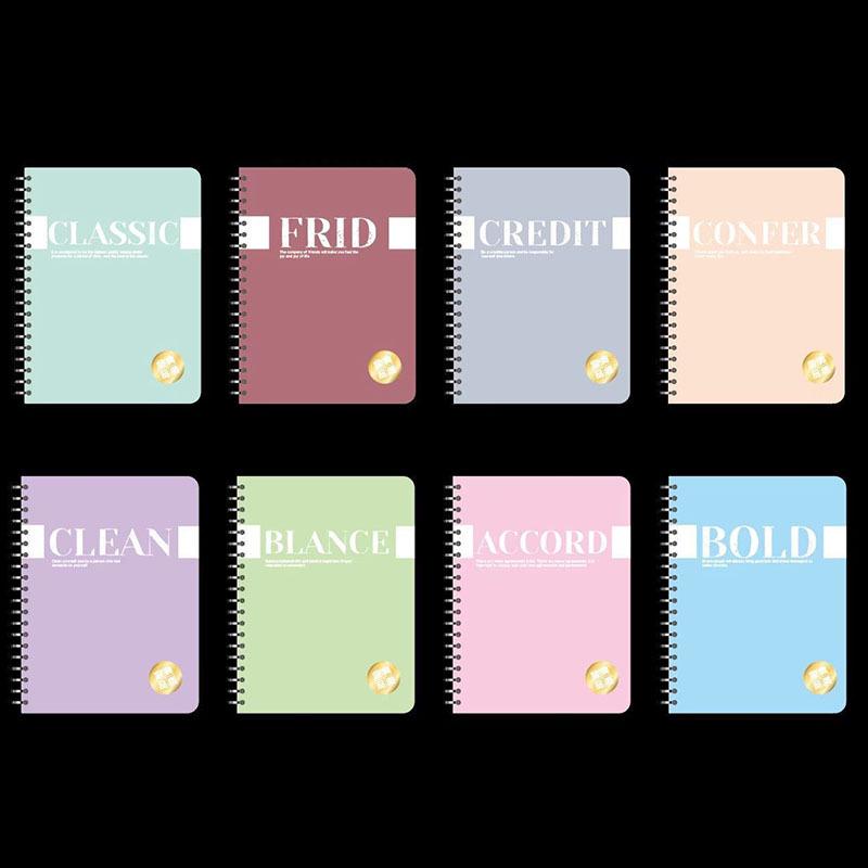 Блокнот А5 на отрывных листах с горизонтальными линиями - Не царапающийся, Простой студенческий дизайн