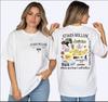 Звезда сериала «Девочки Гилмор» Старз Холлоу Новая глава Кафе Люка Принт Двусторонняя футболка Хлопок Мужская Женская Y2k Свободная футболка Повседневная футболка