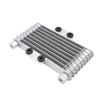 Масляный радиатор для мотоцикла 8-слойный Шаг M10/12 Для Kawasaki KX250 Honda CRF250 Yamaha YZ250 Универсальные аксессуары для мотокросса