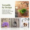 Heavy Duty Hanging Plant Brackets 12/16In Flower Basket Hooks Outdoor Wall Mount  Outdoor Use
