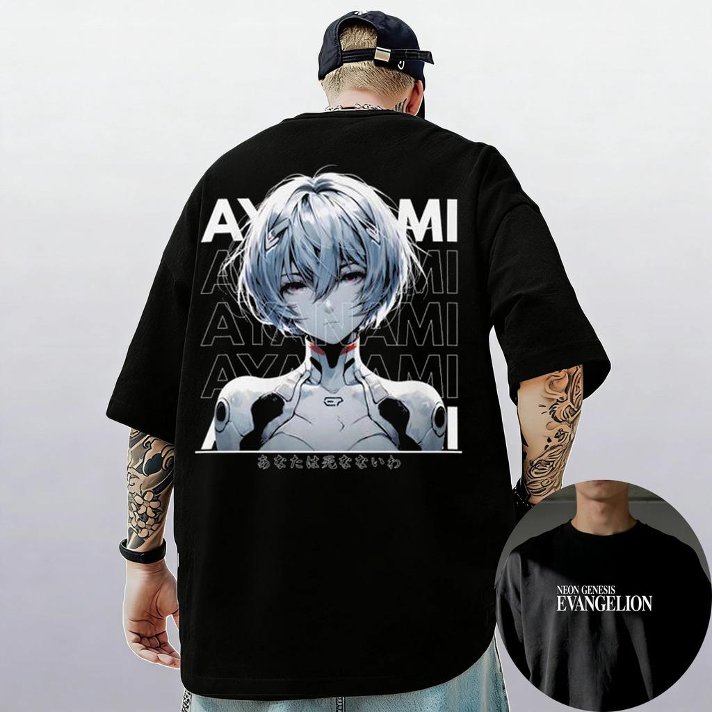 Neon Genesis Evangelion Аянами Рей Аска Классический Стиль Короткий Рукав Футболка Мужская Женская 2026 Лето Родитель-Ребенок Хлопок Футболки Топы
