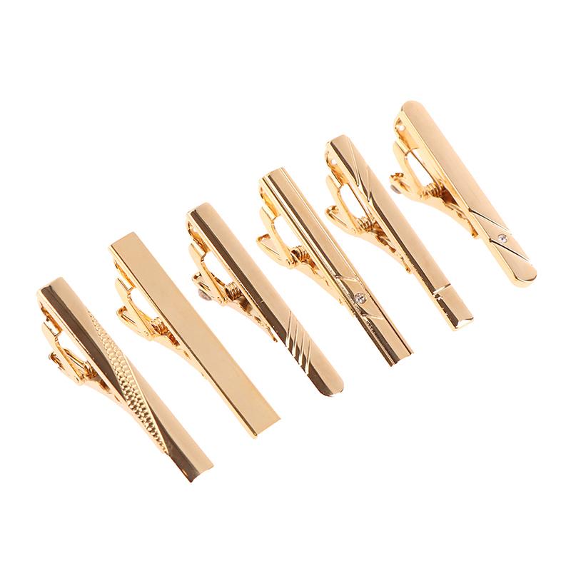 1шт простой стиль зажим для галстука для мужчин застежка короткий зажим золотой цвет зажим для галстука