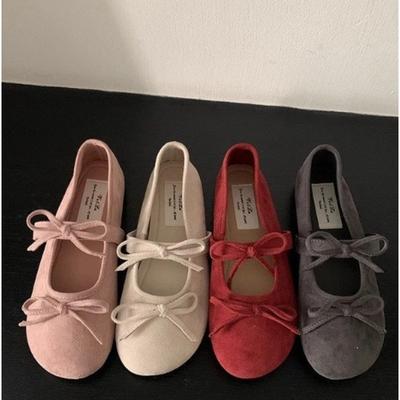 Мода Новая Женская Мода Осень Туфли Мэри Джейн с бантом-бабочкой Комфорт Мягкая Подошва Балетки Женские Повседневные Платье Балетки