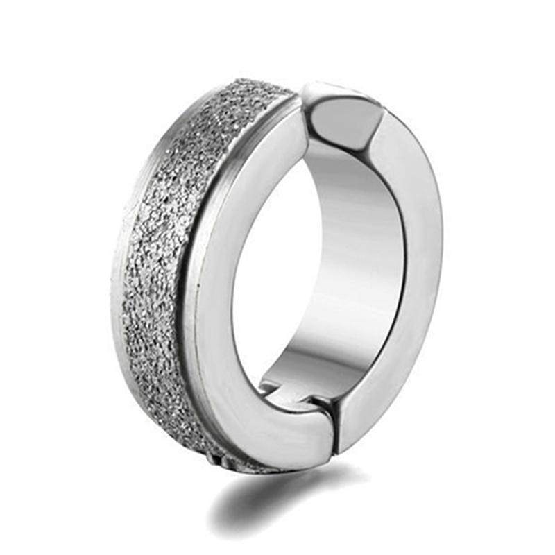 1шт панк-клипса для ушей для мужчин серьги-гвоздики подростков хип-хоп стиль серьги ювелирные изделия