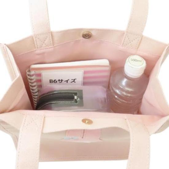 Сумка-тоут Marimo Craft с пушистым патчем Sanrio Characters, My Melody, Ш25 x В25 x Г12 см (SRTZ-141)