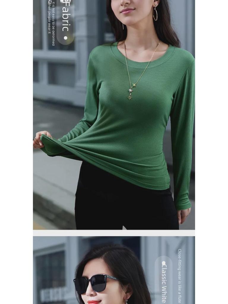 Корейский облегающий свитер с высоким эластичным плетением из хлопка с длинным рукавом и полуводолазкой для женщин - весенний выпуск